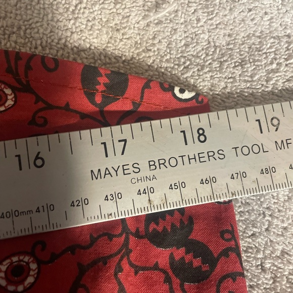 Too Fast Red Ruffled strapless top - Picture 8 of 11